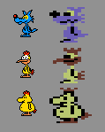 Lupo Alberto Sprites 1