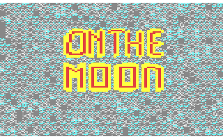 On The Moon - Commodore 64, 1990