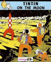 Copertina Tintin on the Moon