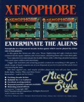 Copertina Retro Xenophobe - Cassetta (ITA)2