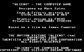 Aliens: The Computer Game