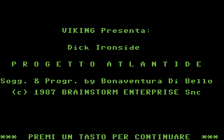 Dick Ironside: Progetto Atlantide