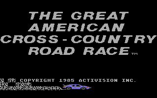 Great American Cross-Country Road Race, The
