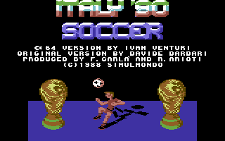 Italy 90 Soccer (Versione 1.0)