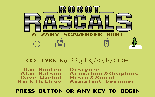 Robot Rascals: A Zany Scavenger Hunt