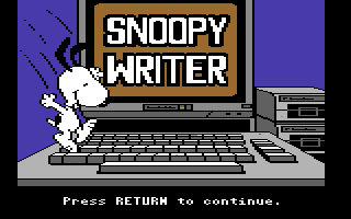 Snoopy Writer