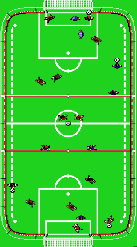 Microprose Soccer Indoor Map