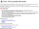 Frodo - The free portable C64 emulator